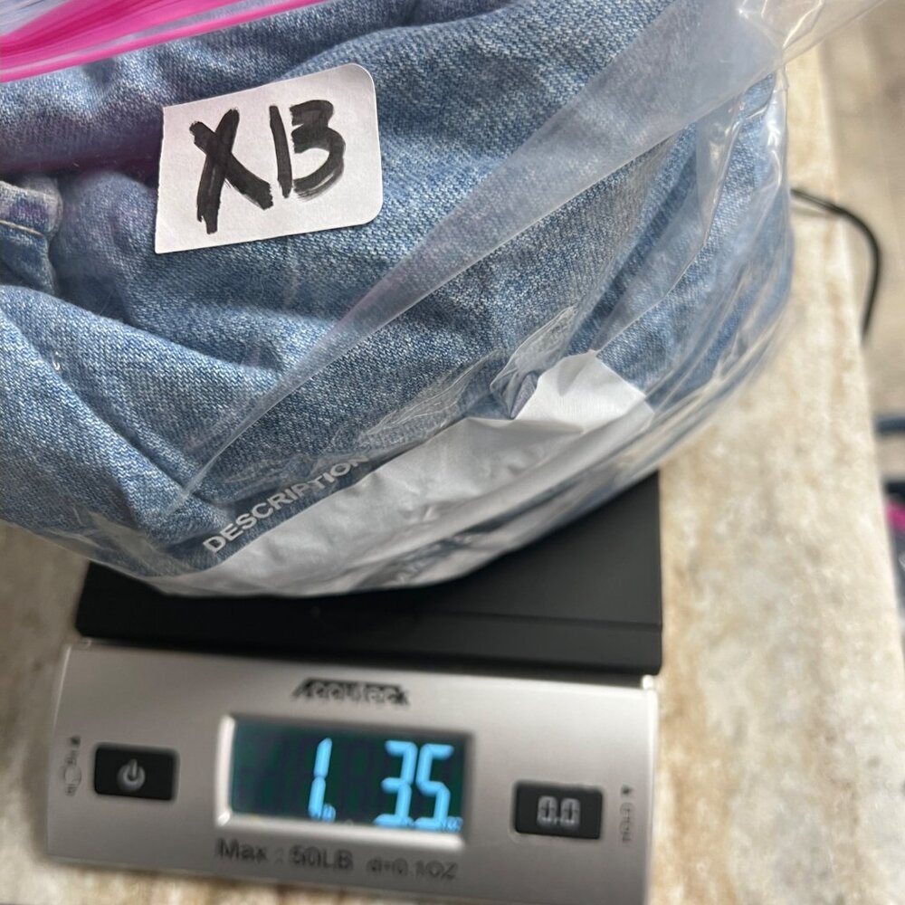 Vintage Levis Mens Denim Shirt Long Sleeve Button Up Red Tab size XXL Rodeo - Picture 10 of 12